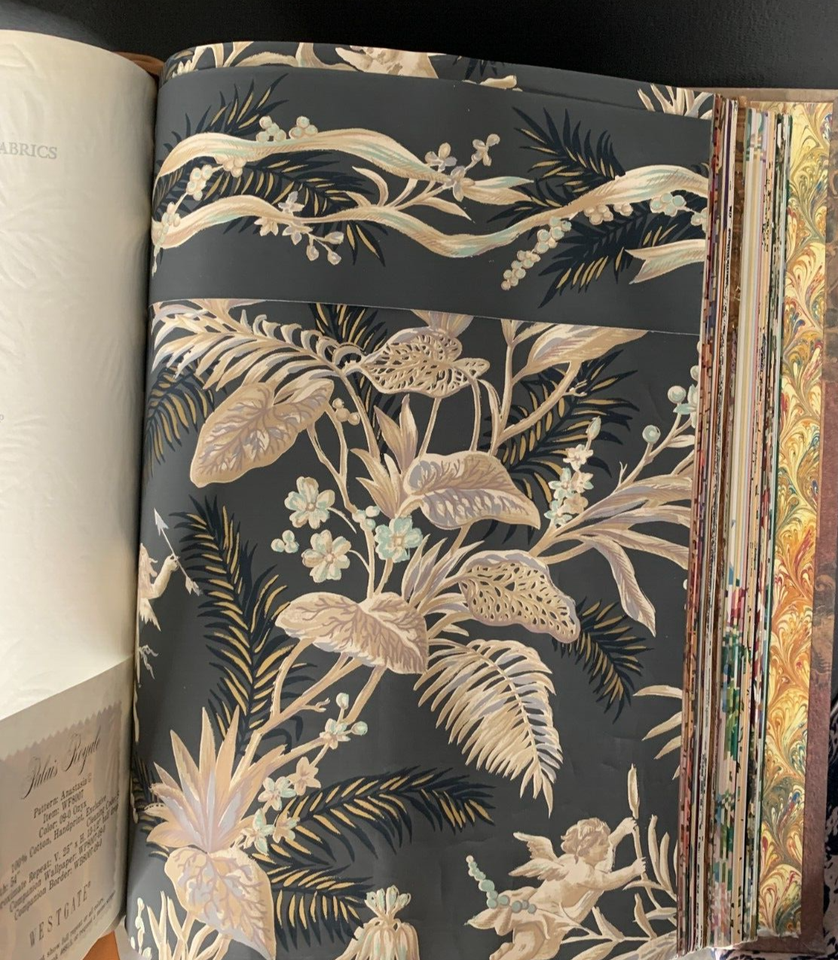 Vintage 1980's Westgate Palais Royale Wallpaper Sample Book All Hand