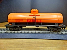 Bachmann HO Scale 41' Shell S.C.C.X. 1754 Single Dome Orange Railroad Tank Car
