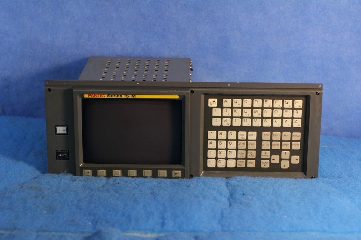 GE Fanuc 15-M CNC Panel A02B-0163-C245 HIM HMI MONITOR N860-3161