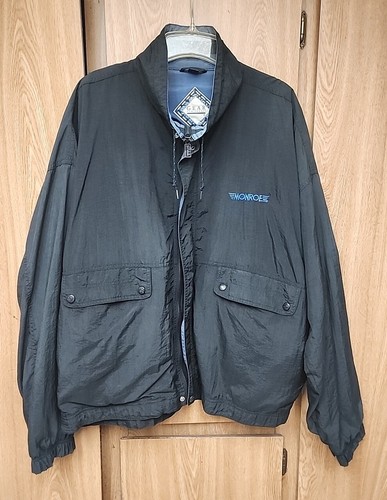 Gear For Sports MONROE Mens Long Sleeve Front Zip Collared Jacket Black Sz L - 第 1/15 張圖片