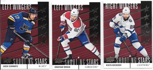 U PICK EM LOT 2019-20 19-20 Upper Deck Shooting Stars BLUE RED RW LW G card set - Picture 8 of 8