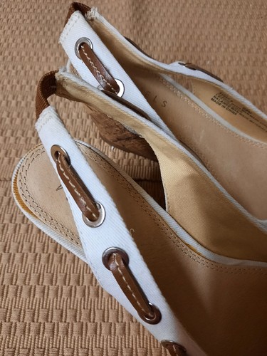 Nickels Ajax Cork Slingback Wedge Heel Sandle Open Toe Women's Sz 6½ M 6.5 M EUC - Picture 22 of 24