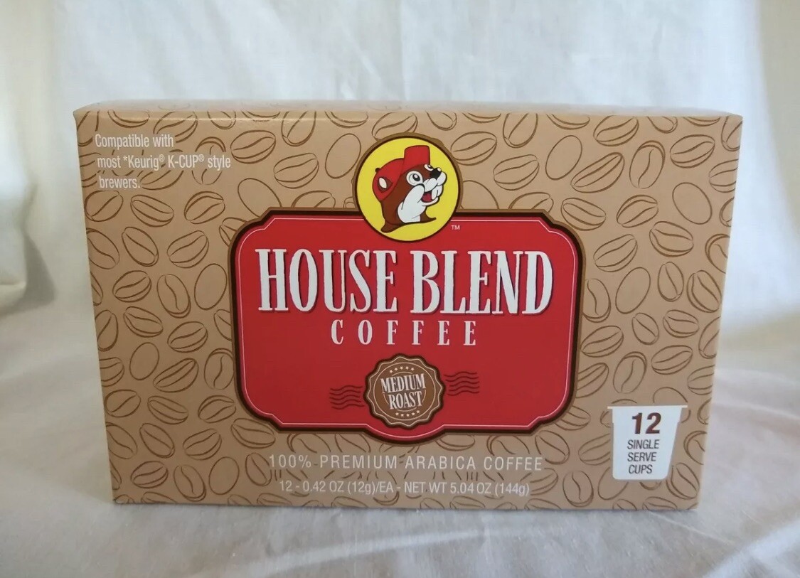 Buc-ee's 12 K-Cups House Blend Medium Roast Coffee