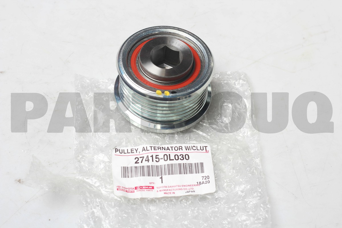 274150L030 Genuine Toyota PULLEY, ALTERNATOR W/CLUTCH 27415-0L030
