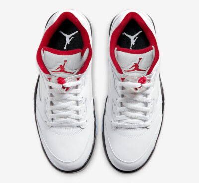 Size 7 - Air Jordan 5 Golf Low White Fire Red for sale online | eBay