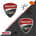 Ducati Racing Car Motorcycle Reflective Sticker Stickers Print PVC 4pcs