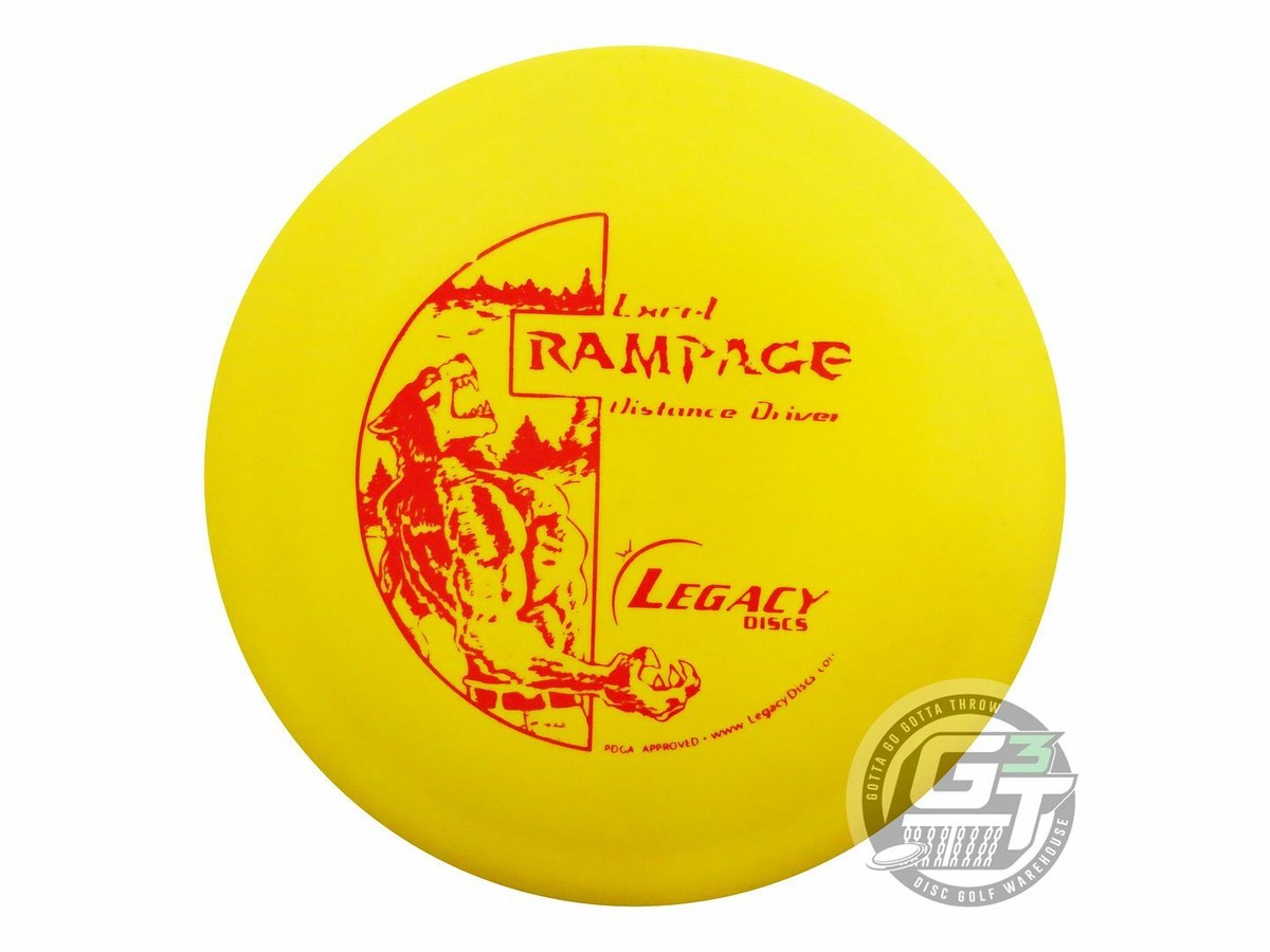 蘭ページ NEW Legacy Discs Excel Rampage 174g Yellow Red Stamp Distance