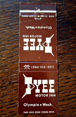 Vintage Matchbook: Tyee Motor Inn, Olymia, WA