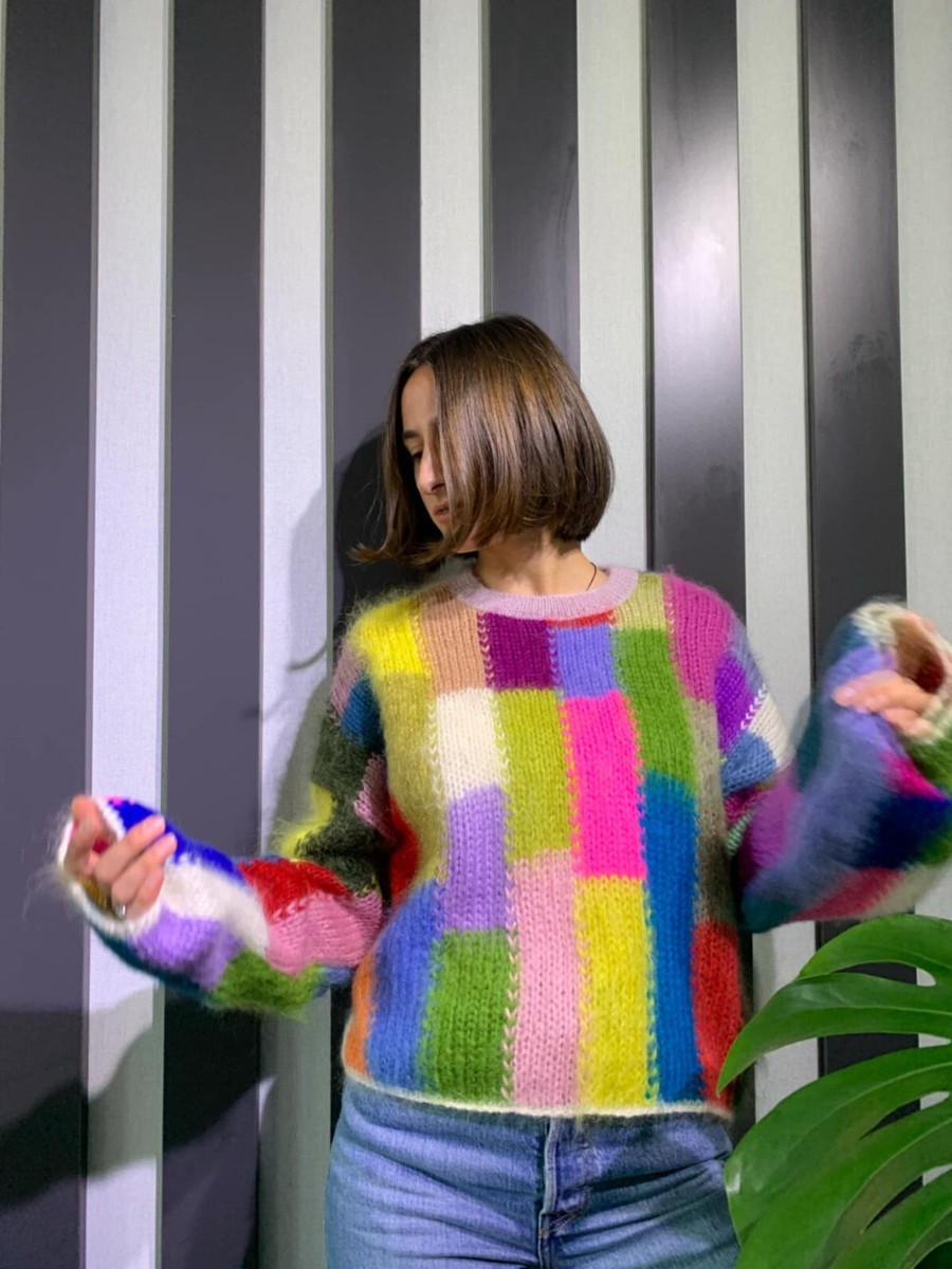 トップス vintage gradation design mohair knit 61bWFn8DVdL._UY1000_.jpg