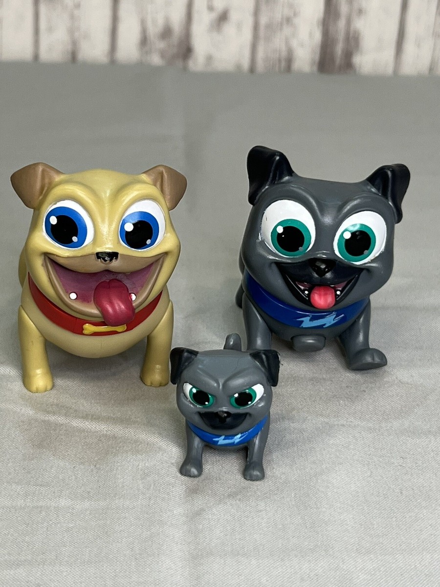 Disney Puppy Dog Pals Toy Figures Rolly and Bingo Lot Of