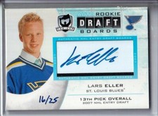  2009-10 The Cup Auto Draft Boards #DBLE Lars Eller RC /25 WASHINGTON CAPITALS
