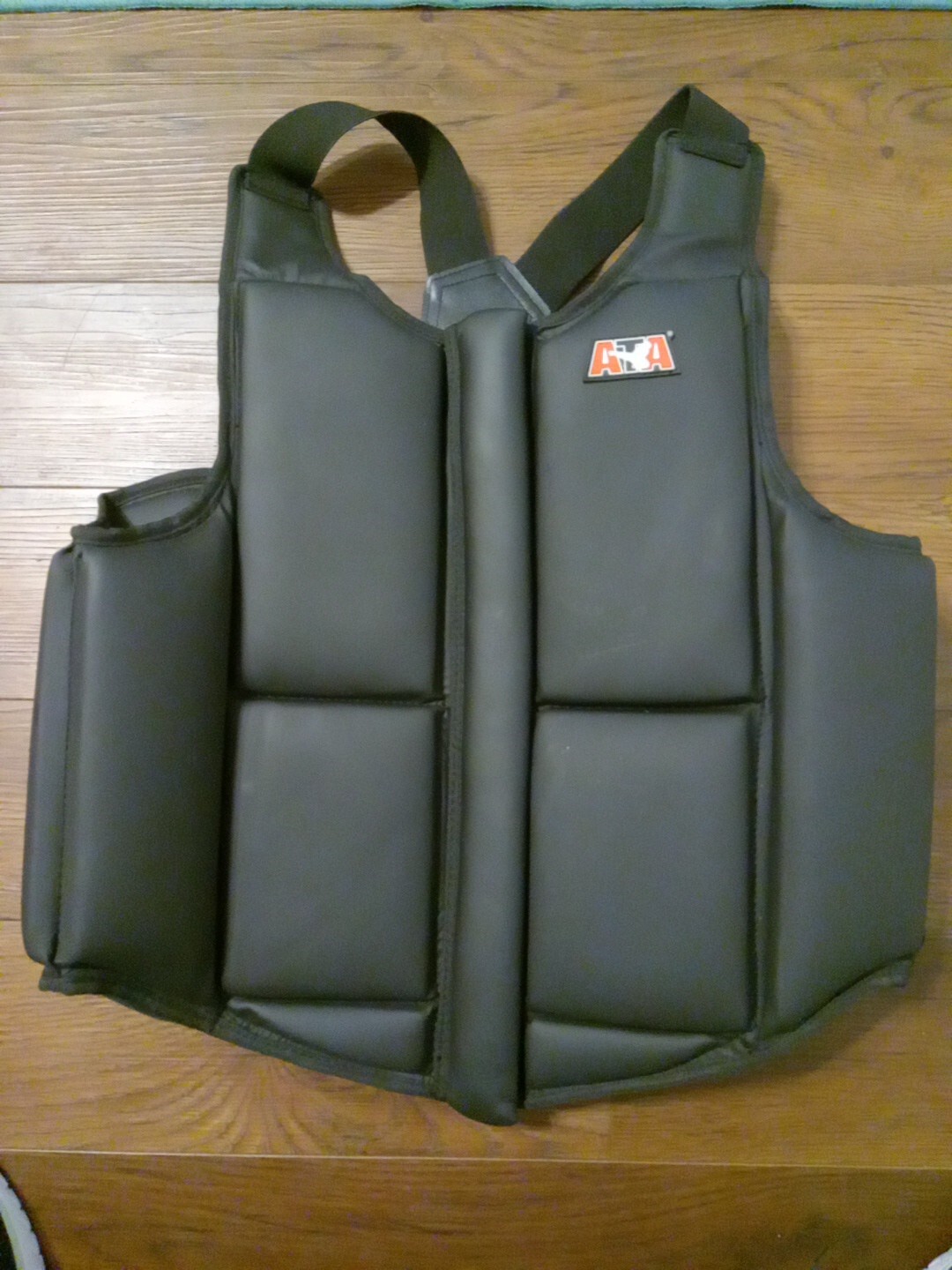 ATA Taekwondo Martial Arts Chest Protector Sparring Vest Adult XL Black
