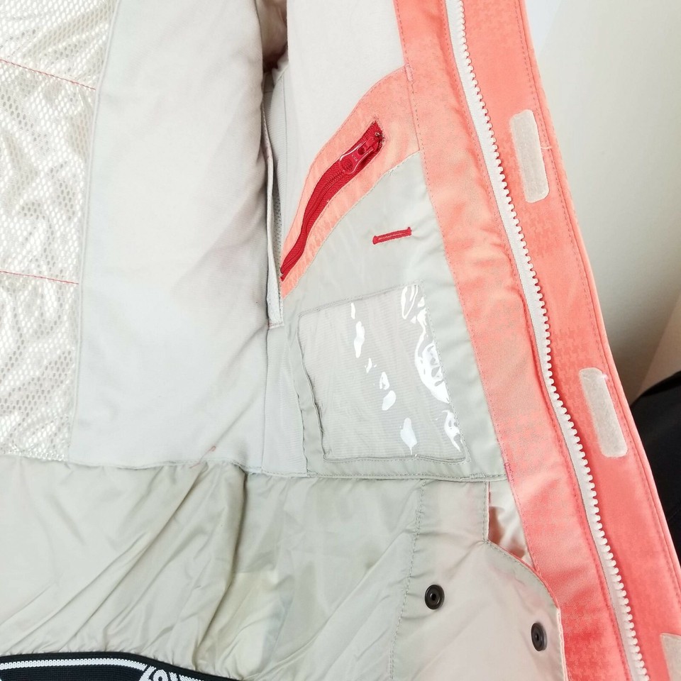 686 women's Coral Pink Authentic Splendor Ski Jacket Ski Snowboard Size