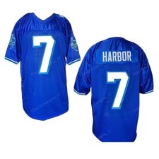 Custom Movie West Canaan Coyotes Varsity Lance Harbor 7 Jersey Sewn S-3XL