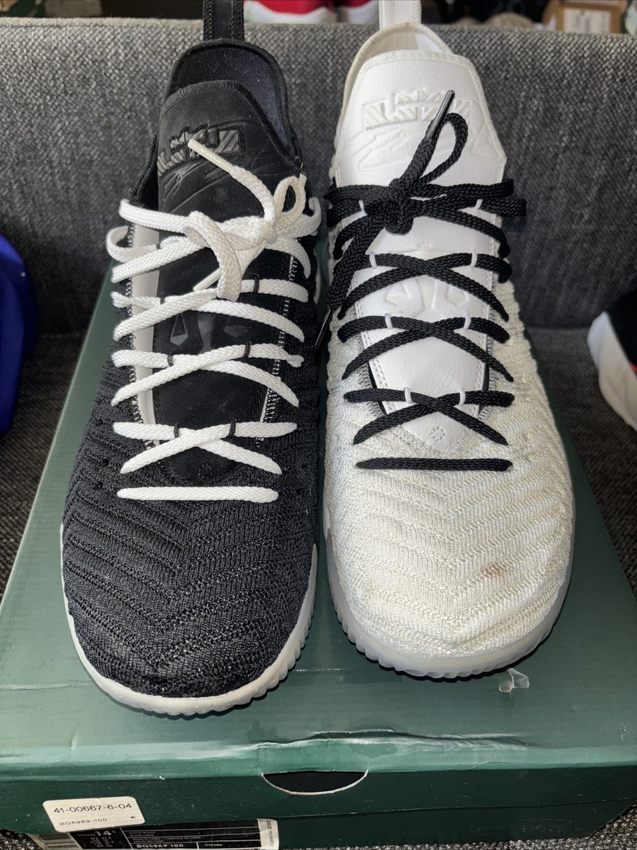 Size 13 - Nike LeBron 16 Equality - Black White 192498519963| eBay