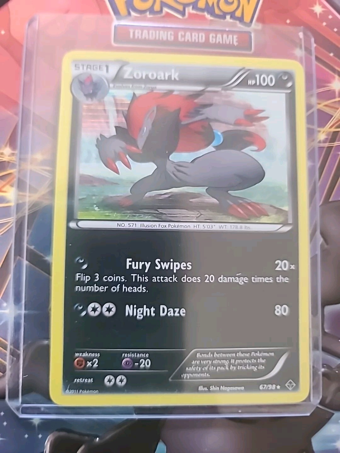Zoroark 67/98 Emerging Powers Holo 2011