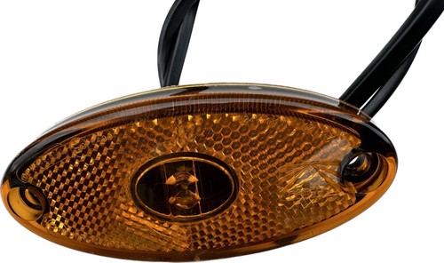 Aspock Flatpoint 2 Amber LED Marker Lights Lamp 12/24V 31-2309-087 ONE PAIR - 第 5/15 張圖片