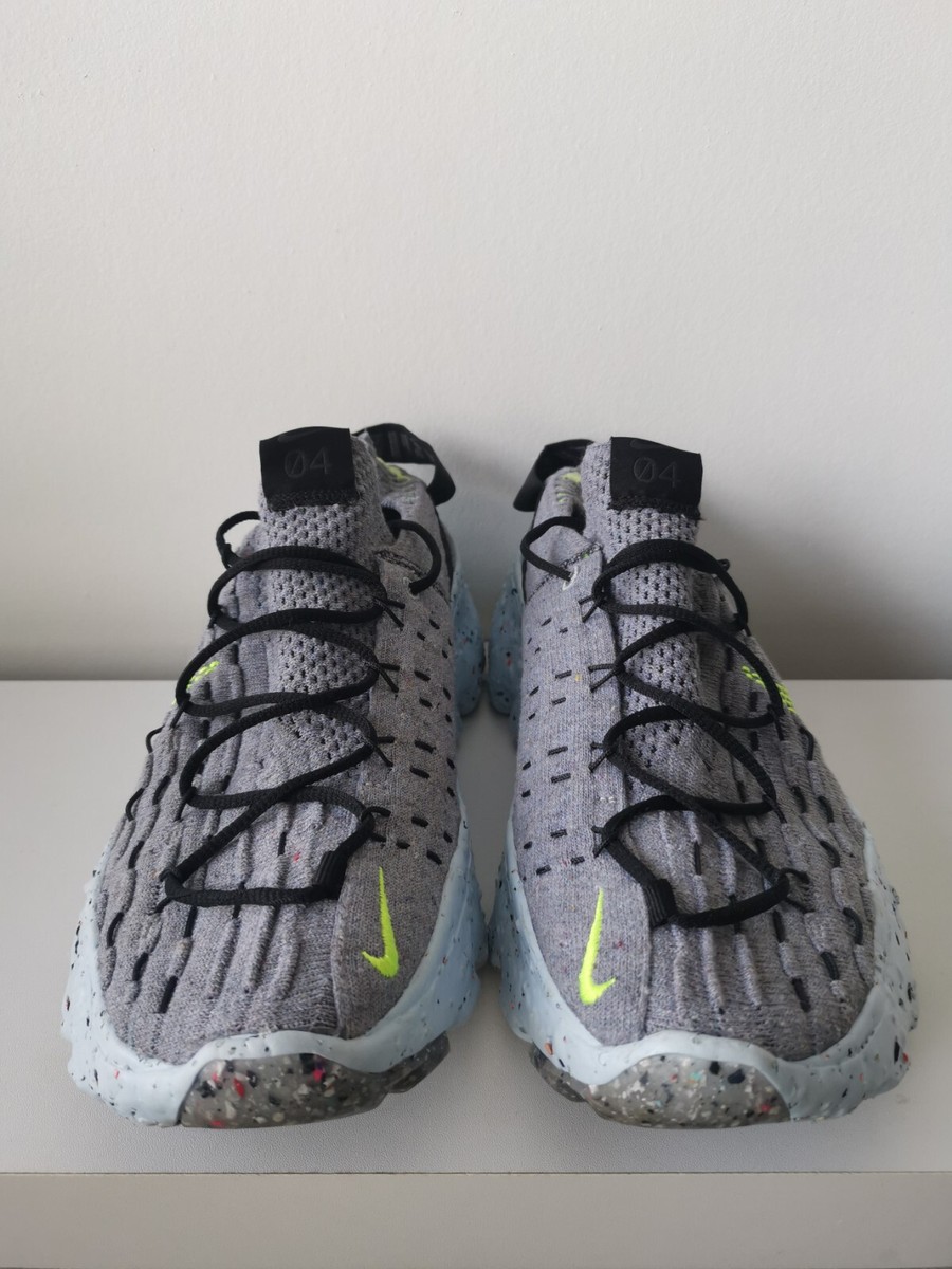 NIKE SPACE HIPPIE 04 SIZE UK EUR 43 (CD3476 001)GREY /VOLT