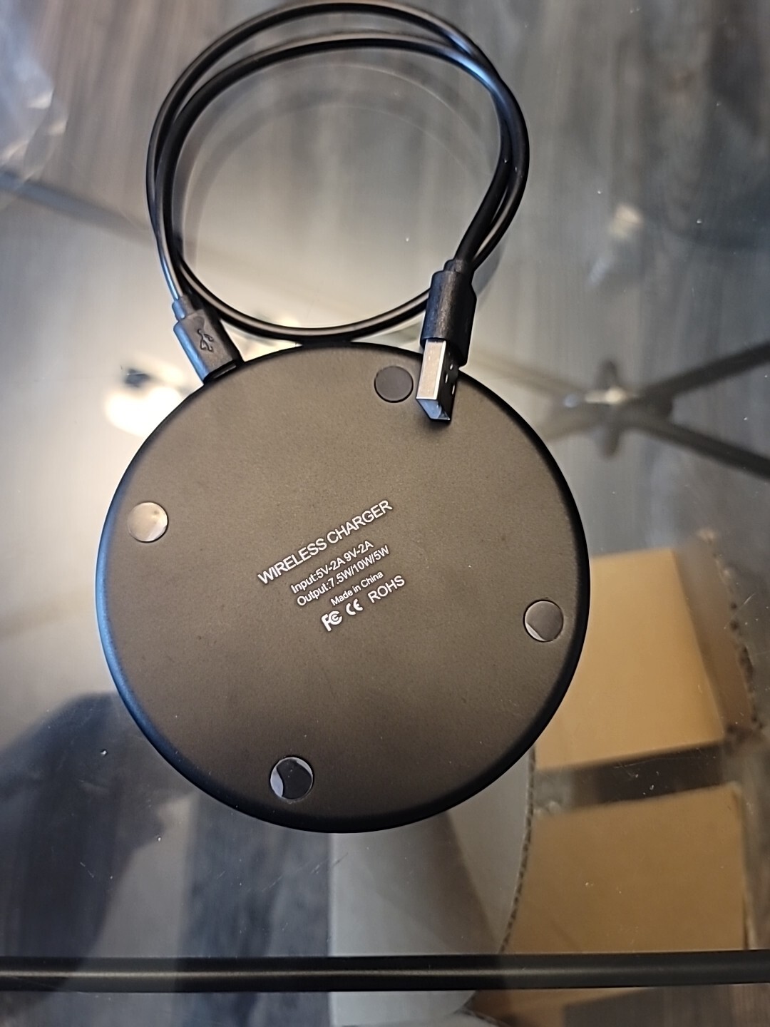 10W Fast Wireless Charger Pad 2 Pack in Black-image