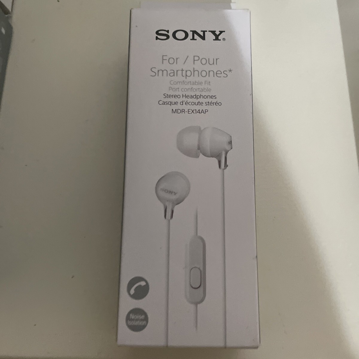 Cuffie SONY MDR-EX14AP Nere, Auricolari In-ear Cablati &ndash; Nuove Senza Scatola
