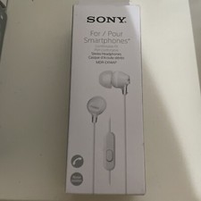 ORIGINAL Sony MDREX14AP Headset Ear Bud Headphones MDR-EX14AP White