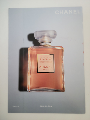 Coco Mademoiselle Perfume Women Chanel Paris 2-Sided 2023 Ad