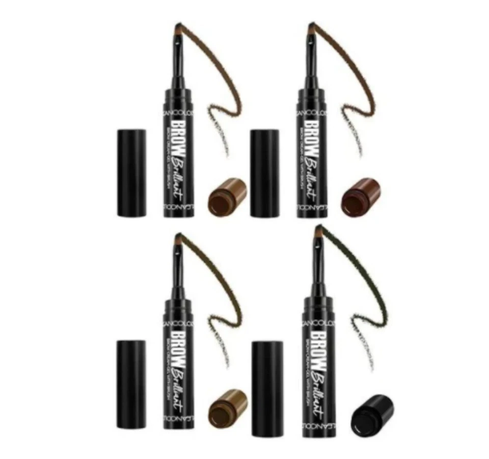 Kleancolor Brow Brilliant Cream-Gel with Brush, Brow Makeup Color-Warm Brown 🟫 - Image 2 of 2