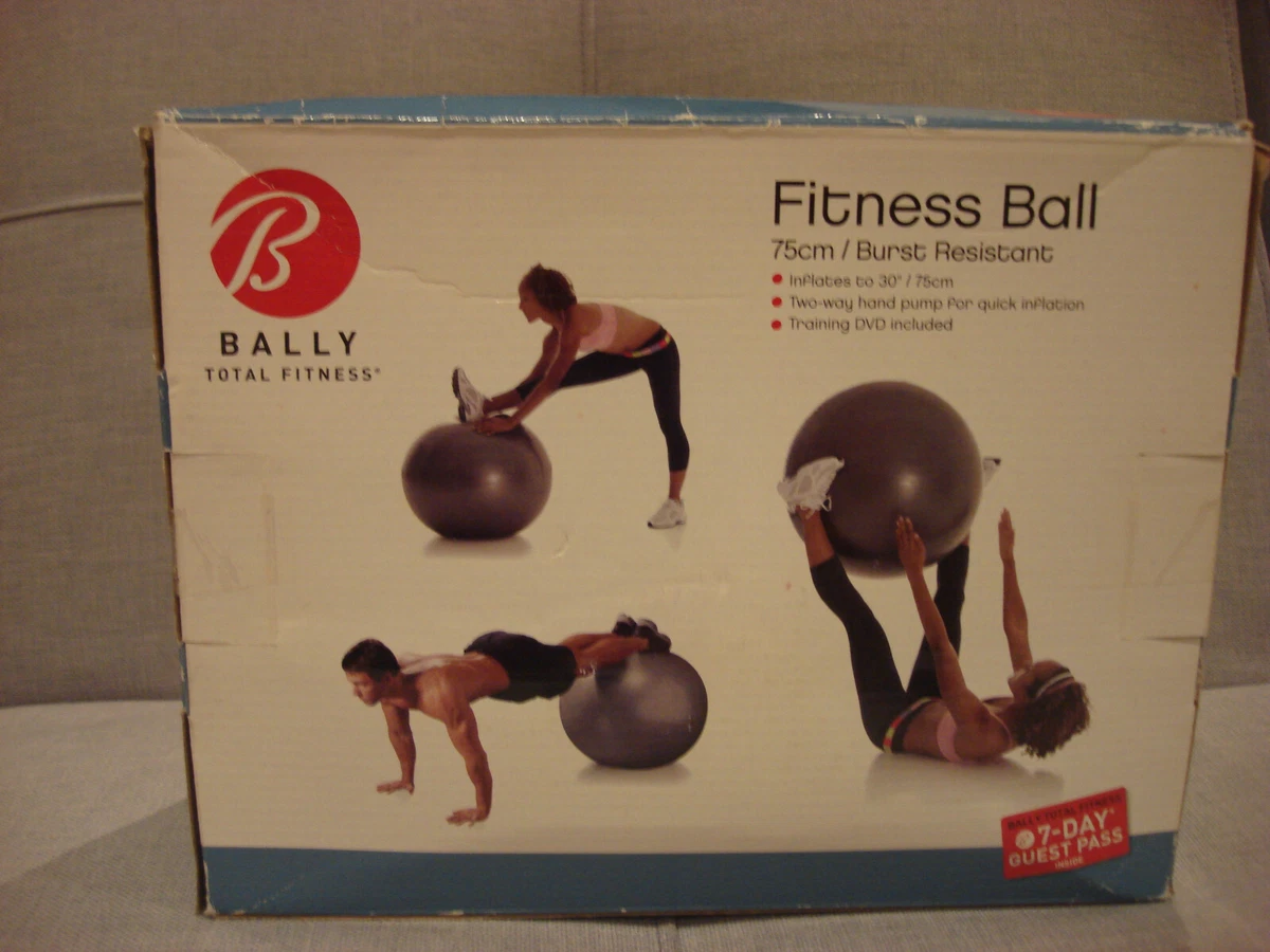 BALLY TOTAL FITNESS FITNESS BALL 75cm BURST RESISTANT eBay