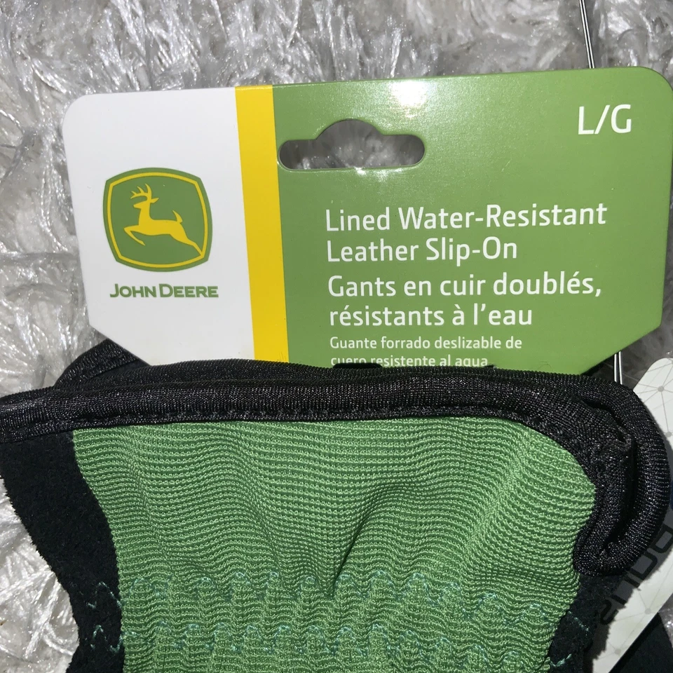 Guante John Deere forrado de cuero resistente al agua talla grande LP68208 nuevo Foto 4 de 4