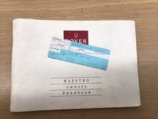 Austin Rover Maestro handbook AKM6138