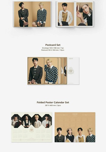 SHINEE 2022 SEASON’S GREETINGS Calendar+Diary+Card+Poster+Sticker+Brochure+etc - Picture 4 of 10