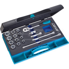 Hazet 880/17 10mm 3/8" Hexagon Traction Profile Socket Set