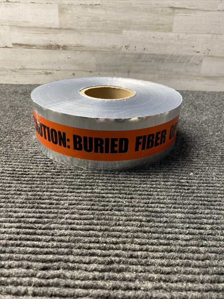 Scotch Detectable Buried Barricade Tape 407, CAUTION BURIED FIBER OPTIC LINE  - Image 2 of 4