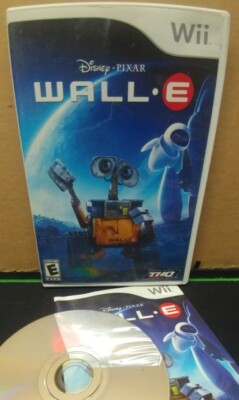 WALL-E (Nintendo Wii, 2008) Disney Pixar Cib - Manual - Tested