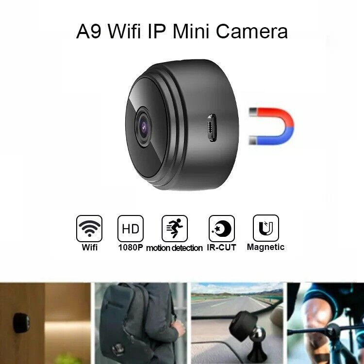 Mini-Kamera, Smart Kamera, Smart Cam, Wifi 1080P Überwachungskamera Magnetisch