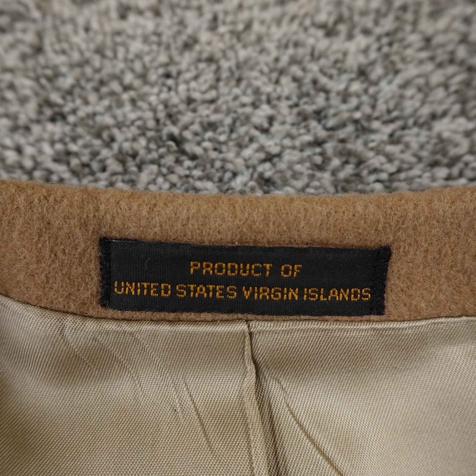 Giacca Savile Fila Uomo 46 Marrone Beige Lana Cammello Tuta Top Blazer Sport Soprabito