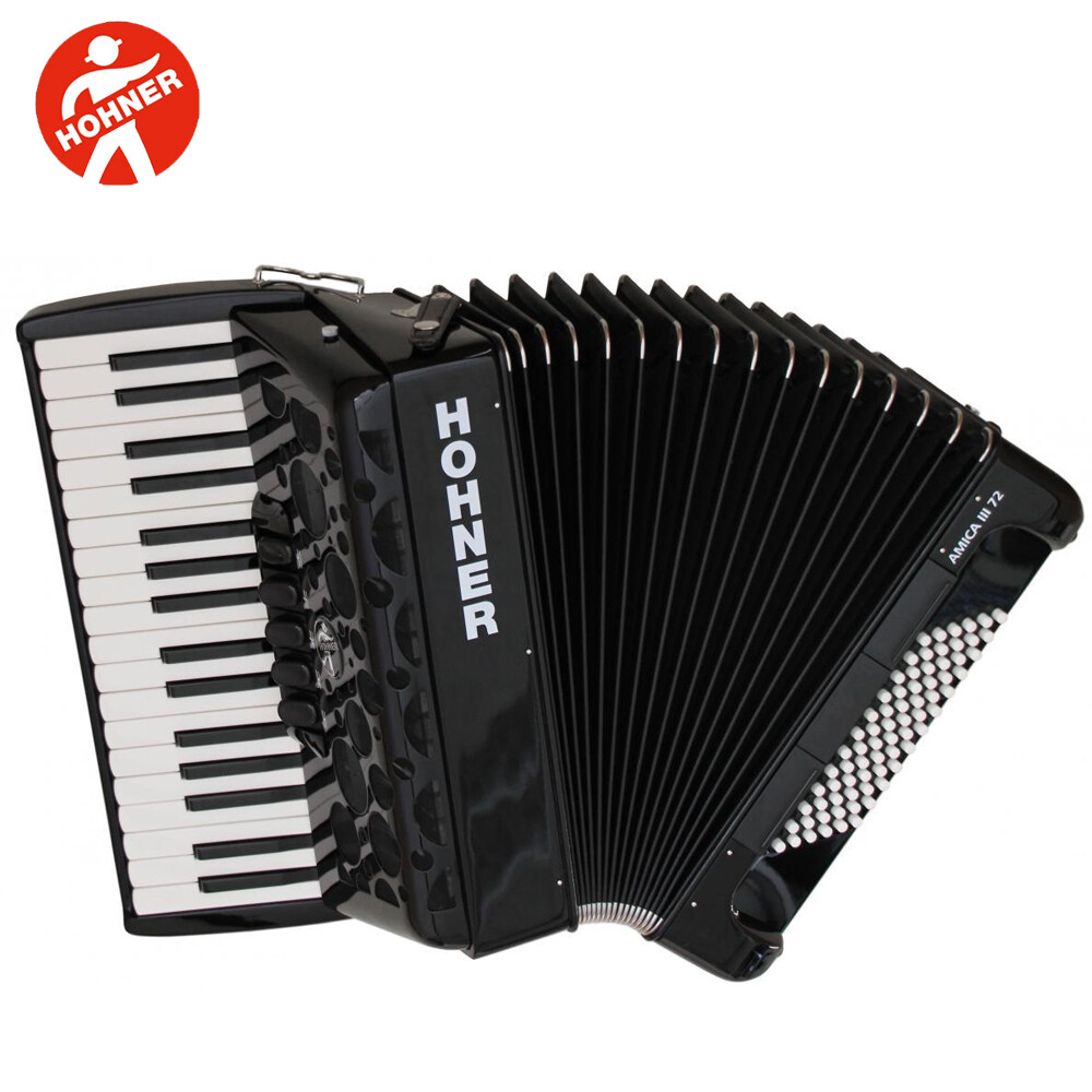Hohner AMIIV72 Amica Forte III 72 Chromatic 34 Key Piano Accordion