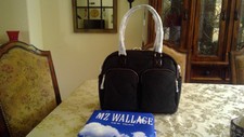 Mz Wallace Gramercy City Bag Black 2 Addl/detach Straps/luggage Sleeve Nwt$385