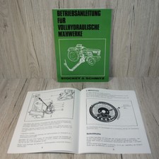 S+S Bedienungsanleitung vollhydraulisches Mähwerk der Deutz 06 Baureihe