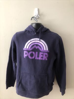 Poler Stuff Camp Vibes Hoodie Navy Size Medium