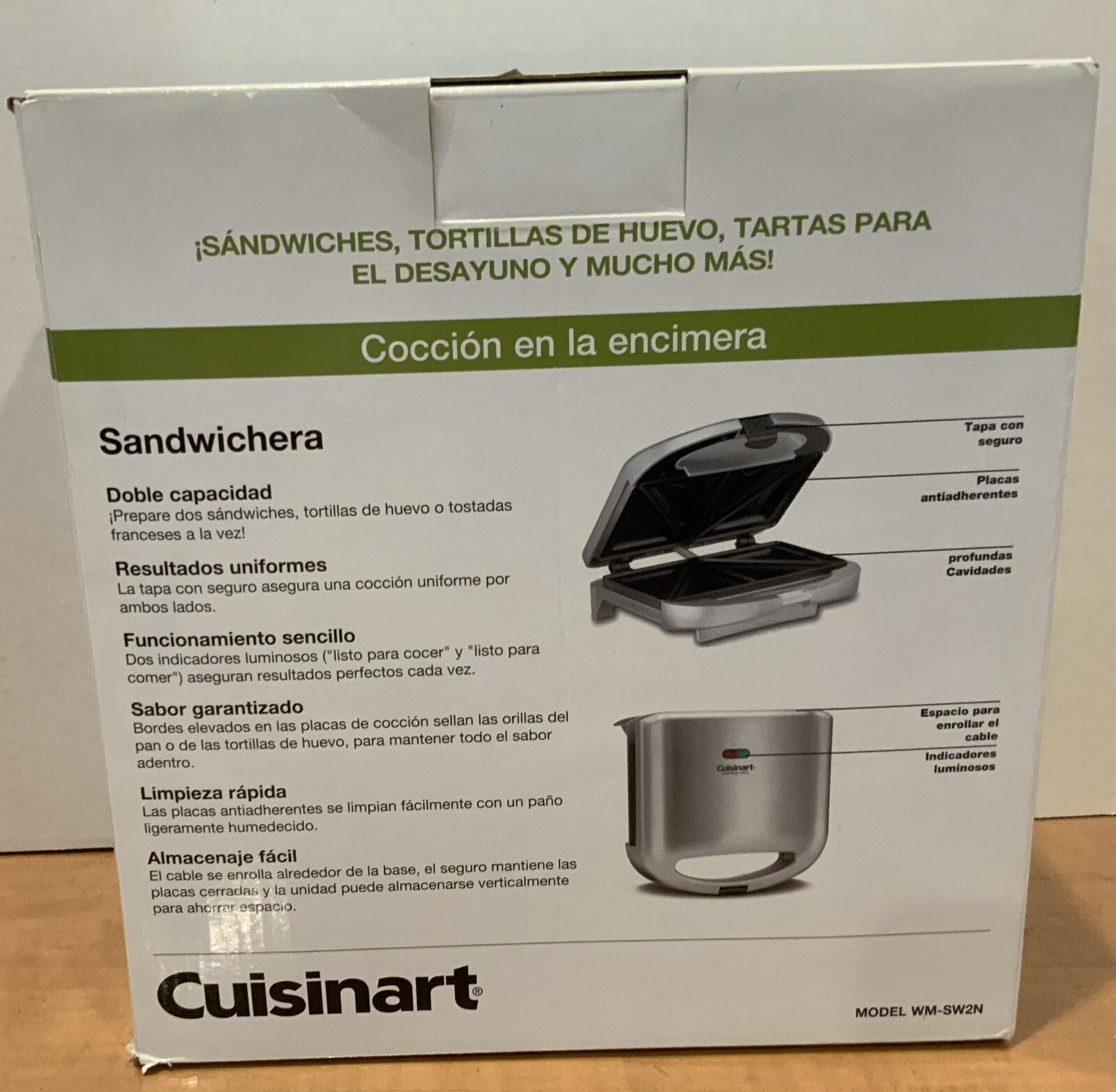 NEW Cuisinart Sandwich Grill Sandwich Maker new in Box eBay