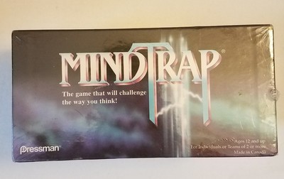 MindTrap Pressman 1996 Game New Vintage