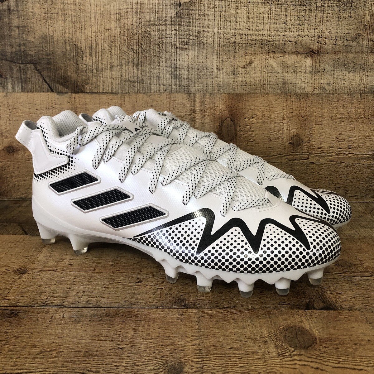 Adidas Freak 22 Men's Size 10.5 Football Cleats Low White Black