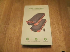 Solar Power Bank with Double USB Output Port