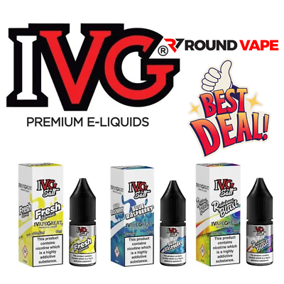 IVG Nic Salts E Liquid ivg salt 5x10ml Vape Juice 10mg/20mg | Vape Pod E  Liquid | eBay UK
