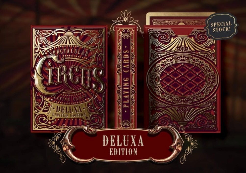 Circus Deluxa Playing Cards by Marianne Larsen Limited Edition