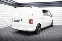 Diffusor Heckansatz Flaps FüR Volkswagen T6 Long Facelift Schwarz Hochglanz