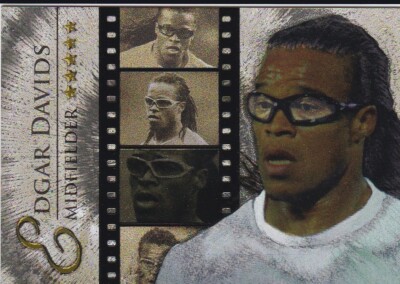 FUTERA WORLD FOOTBALL 2010 EDGAR DAVIDS NETHERLANDS LEGENDS FOIL CARD NrMINT