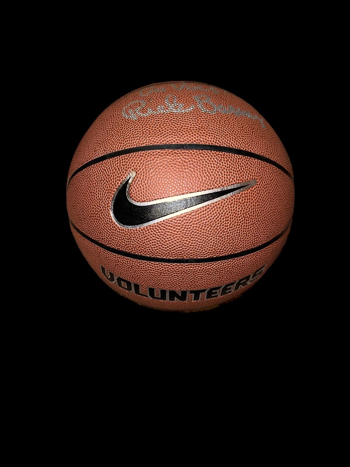 Rick Barnes Autographed Signed Tennessee Volunteers NIKE LOGO BASKETBALL HEAD COACH BAS 