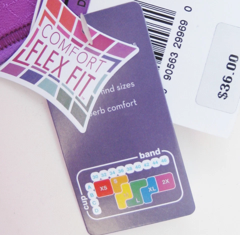 Nuevo Sujetador de Espuma Hanes CustomFlex Fit Sin Alambres HU08/G260 Talla M-3XL Elige 1 Foto 3 de 3